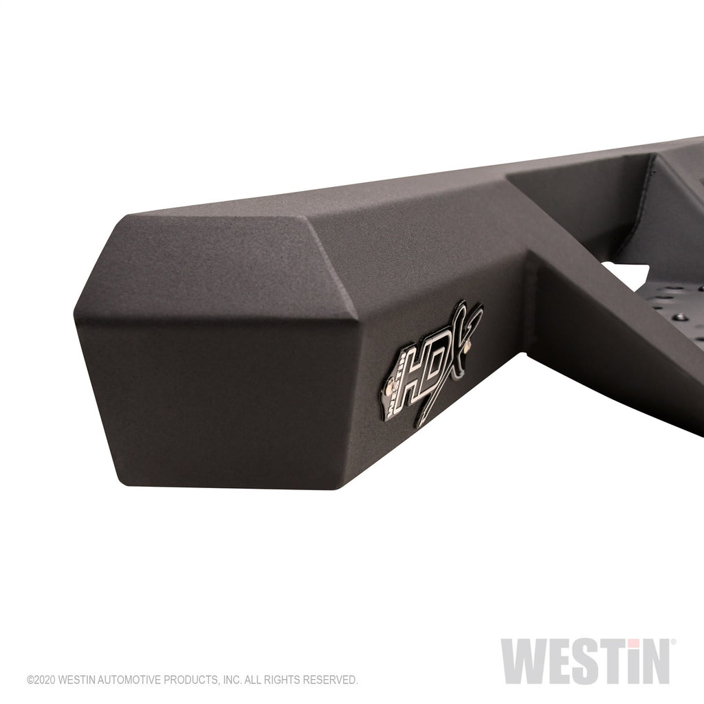 HDX Drop Nerf Step Bars; Textured Black; Steel;