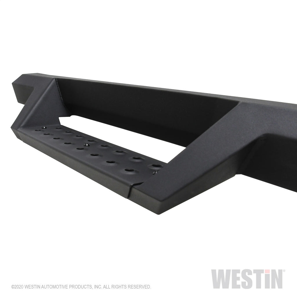 HDX Drop Nerf Step Bars; Textured Black; Steel;