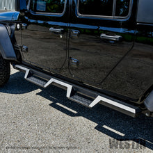 Load image into Gallery viewer, HDX Drop Nerf Step Bars; Textured Black; Steel;