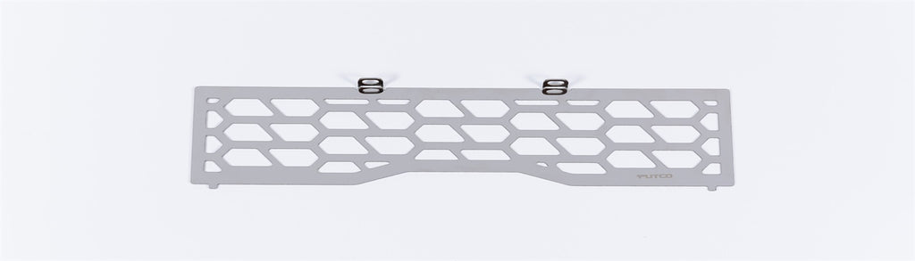 HEX Shield Grille Insert; Polished; Stainless Steel;