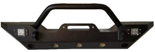 Load image into Gallery viewer, Texture Black Front Bumper For Jeep Wrangler Jl 18-19 (With 2 Led Lights And Holes)