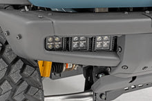 Load image into Gallery viewer, LED Light Kit | Fog Mount | Triple 2" Black Pair | Amber DRL | Ford Bronco (21-25)