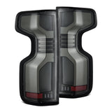 ALPHA BLACK LED TAIL LIGHTS 19-25 CHEV 1500/20-25 HD