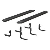 BLACK AVANTEDGE SIDE BARS 04-24 TITAN/16-24 TITAN XD CREW CAB