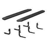BLACK AVANTEDGE SIDE BARS 04-18 TITAN EXTENDED CAB