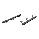BLACK SLIMGRIP SIDE BARS 05-23 TACOMA DOUBLE CAB