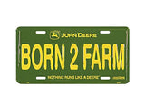 LIC.PLATE JOHN DEERE BORN 2 FARM
