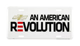 LIC.PLATE CHEVROLET AN AMERICAN REVOLUTION