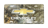 LIC. PLATE CHEVROLET CAMOUFLAGE