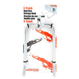 E-TRACK DUAL ARM STORAGE HOOK
