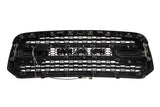 XBG BLACK LED DRL GRILLE 13-18 RAM 1500 (RAM EMBLEM NOT INCLUDED)