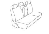 REAR SEAT CVR 22-26 RAM 2500/3500 MEGA CAB 60/40 SPLIT BENCH