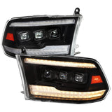 LED PROJECTOR HEADLIGHTS 09-18 RAM 1500/19-24 CLASSIC/10-18 2500/3500