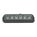 5IN LED WARNING LIGHT, 19-PATTERN, AMBER AND WHITE