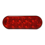 LED Oval STT Lamp Red - 10-dio