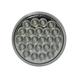 LED ROUND BACK UP LAMP - CLEAR