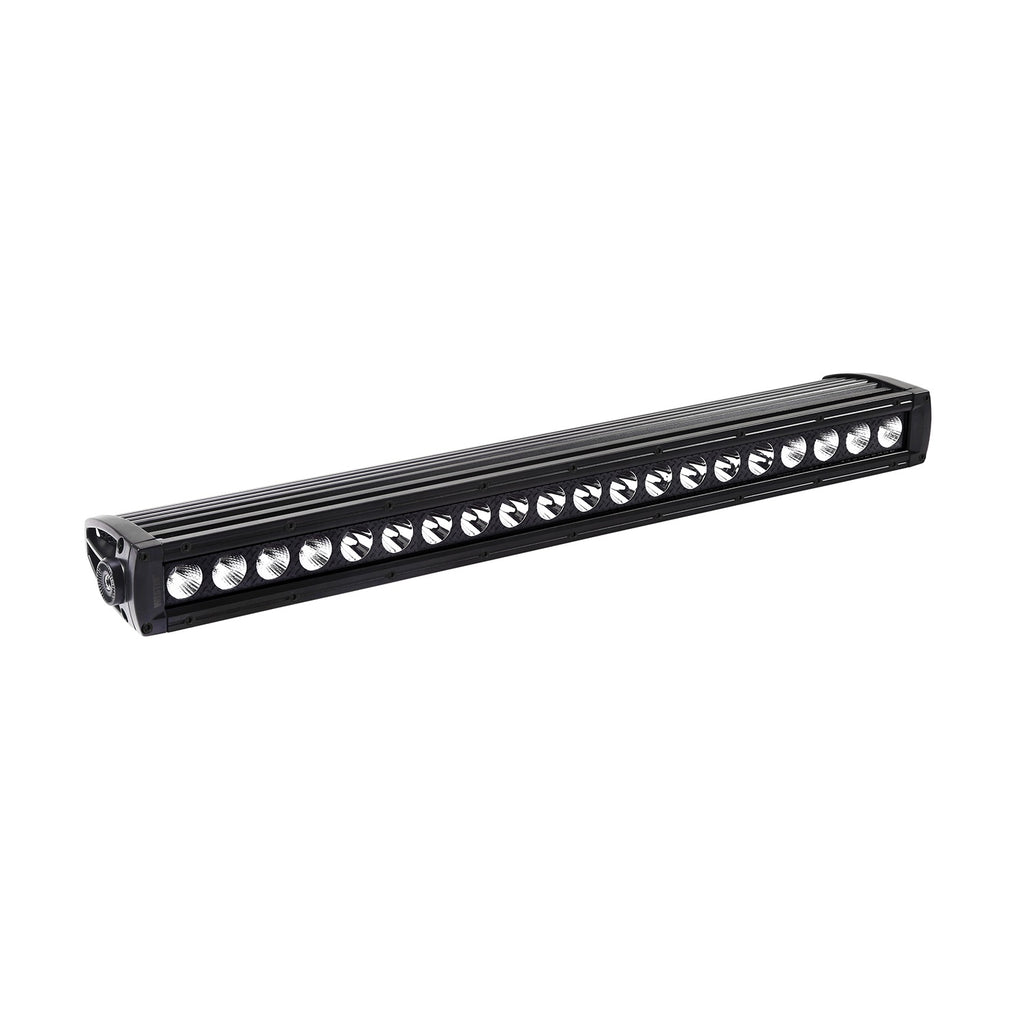 B-FORCE LED Single Row Light Bar; 20 in. Combo w/5W Cree; Black;