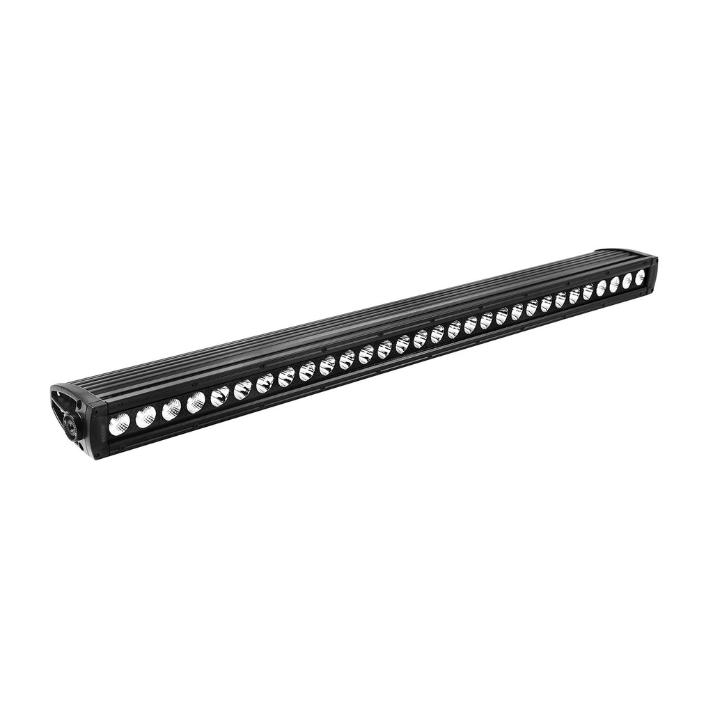 B-FORCE LED Single Row Light Bar; 30 in. Combo w/5W Cree; Black;