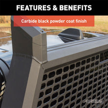 Load image into Gallery viewer, AdvantEDGE Black Aluminum Headache Rack; Select Ford F-150