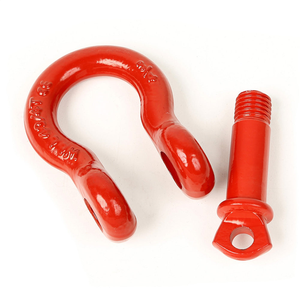 D-Shackles; 3/4 in.; Red; Pair;