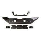 Spartan Front Bumper; Steel; w/Overrider; High Clearance Ends;