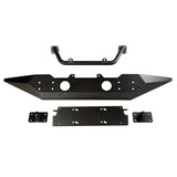 Spartan Front Bumper; Steel; w/Overrider; Standard Ends;