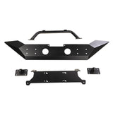 Spartan Front Bumper; High Clearance Ends; w/Overrider;