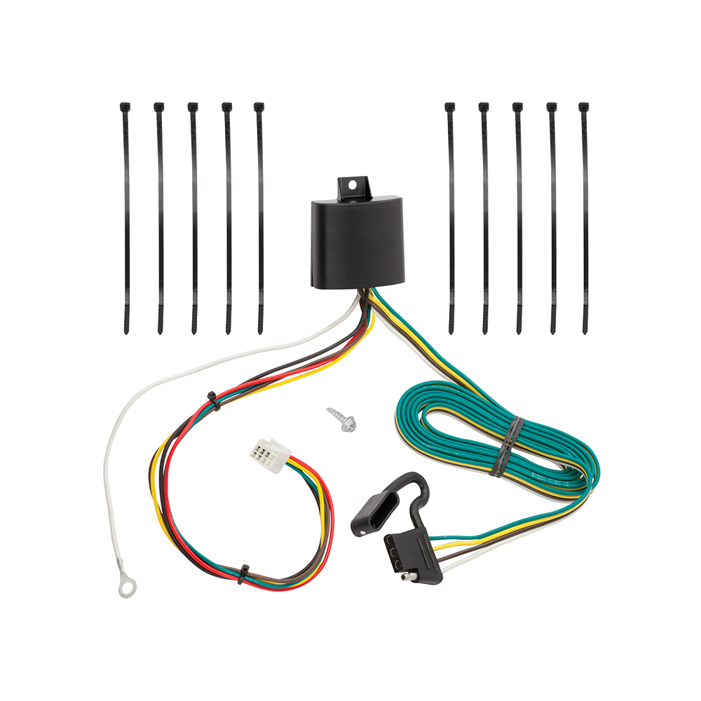 Tekonsha 4-Flat Trailer Hitch Wiring Harness  Cx-9 16-19   Fits Models Withfactory Tow Package