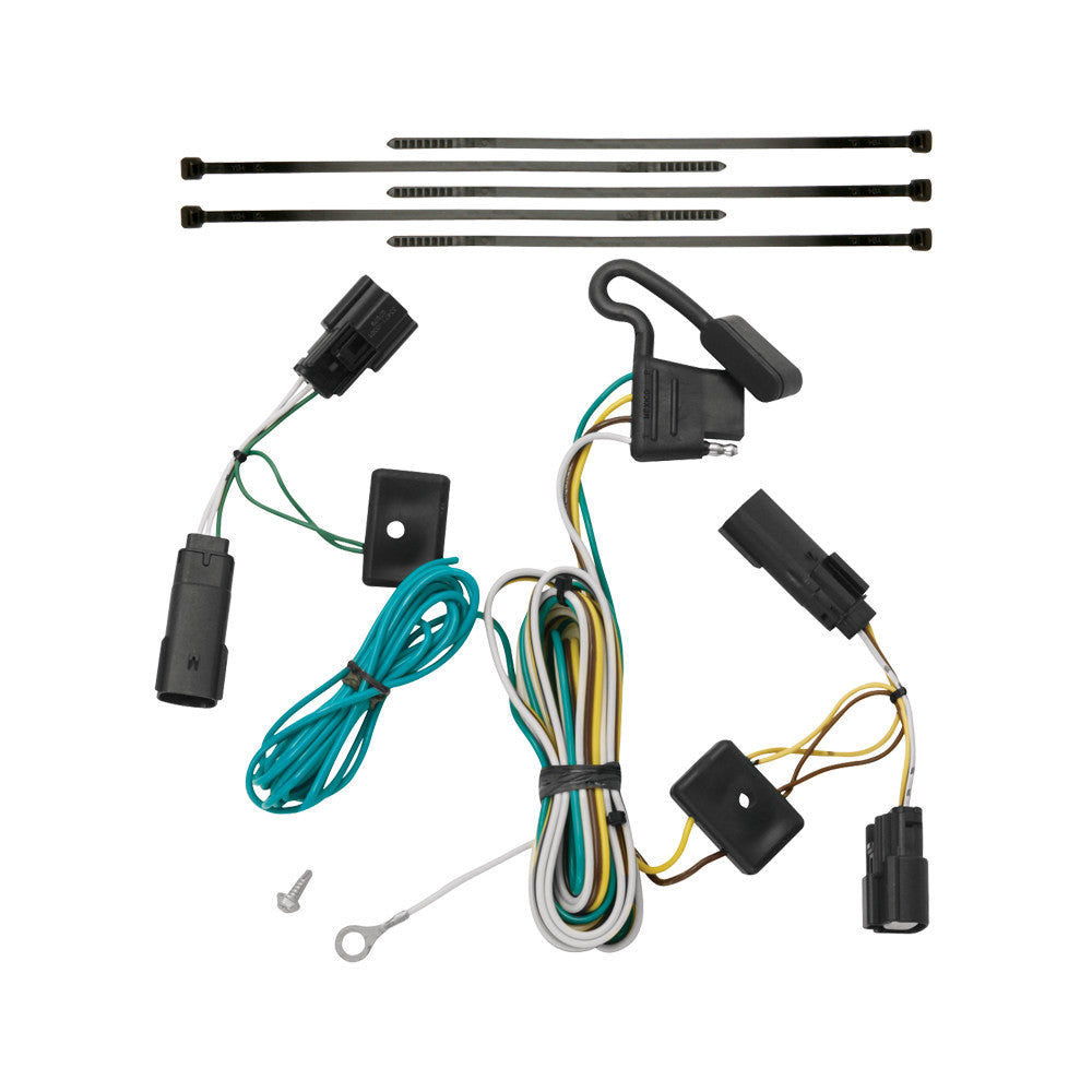 Tekonsha 4-Flat Trailer Hitch Wiring Harness  09-19 Flex