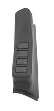 Load image into Gallery viewer, A Pillar Switch Pod; Textured Charcoal Gray; Mounts 4 Switches; Left Hand;