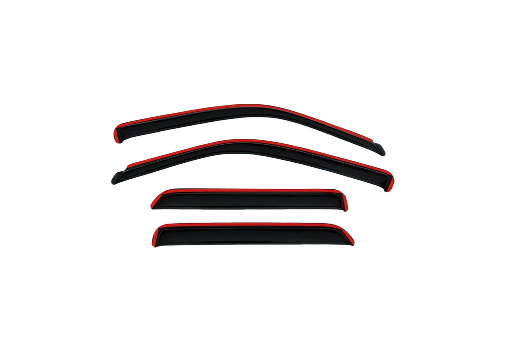 Ventvisor® In-Channel Deflector 4 pc.; Smoke;