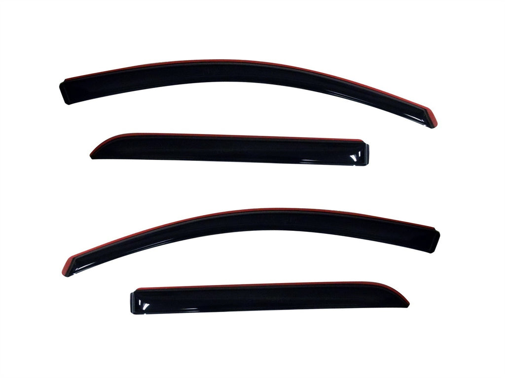 Ventvisor® In-Channel Deflector 4 pc.; Smoke;