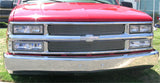 Billet Series Grille; Horizontal; Aluminum; Polished; 2 Pc; Insert;