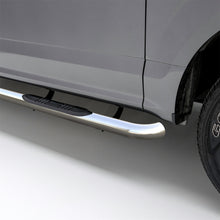 Load image into Gallery viewer, 3in. Round Polished Stainless Side Bars; Select Toyota Tacoma