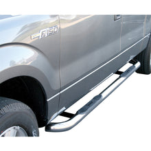 Load image into Gallery viewer, 3in. Round Polished Stainless Side Bars; Select Ford F-150