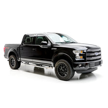 Load image into Gallery viewer, 3in. Round Polished Stainless Side Bars; Select Ford F-150; F-250; F-350