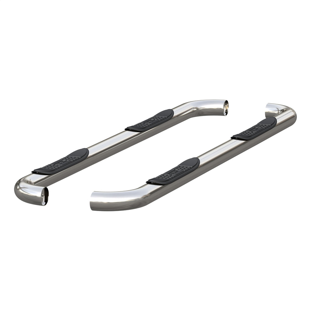 3in. Round Polished Stainless Side Bars; Select Dodge; Ram 1500; 2500; 3500
