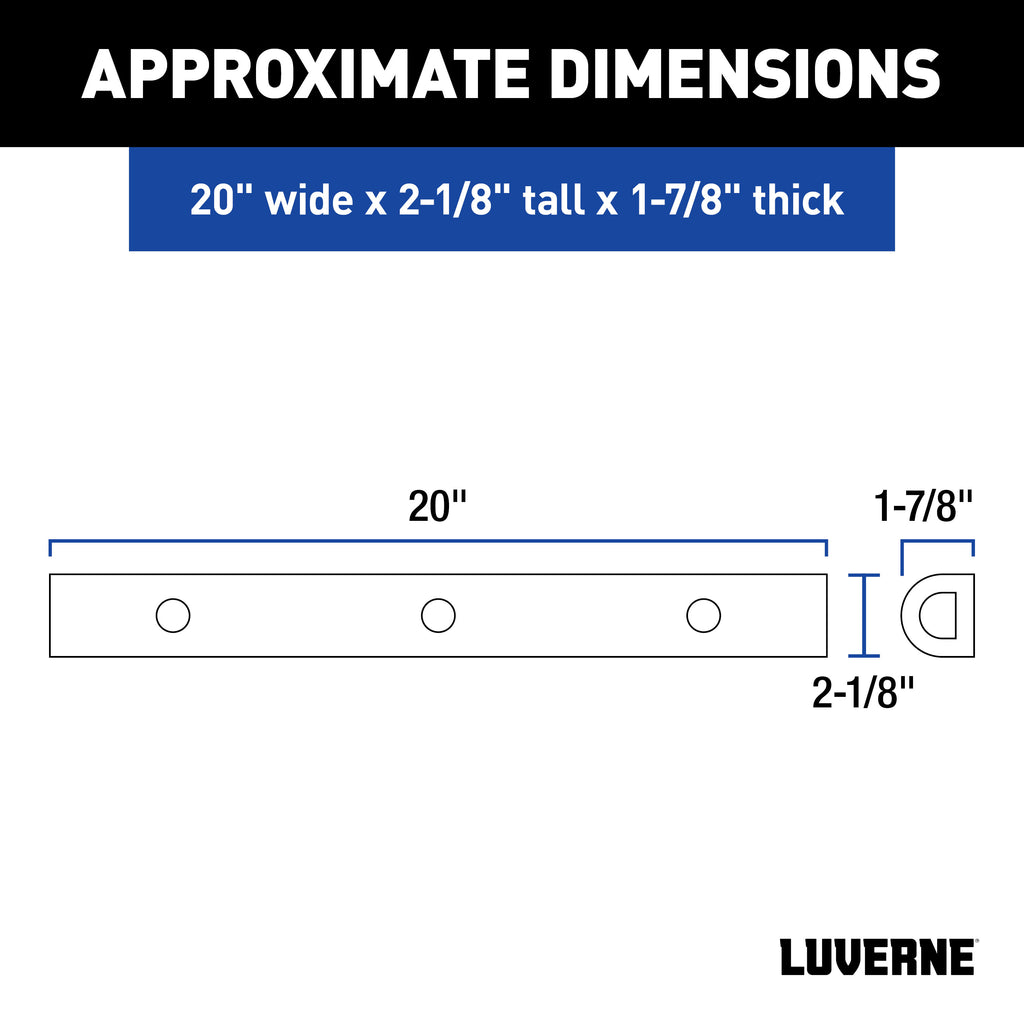 20" Universal Rubber Bumper Strip