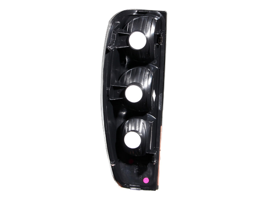 Tail Light Assembly; Clear Lens; Black Housing; Pair;