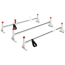 Load image into Gallery viewer, Steel Van Rack 3-Bar Full Size Van - Gutter Mount