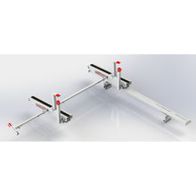 Load image into Gallery viewer, Weatherguard Ezglide2 Fixed Drop-Down For Full-Size Vans  Short Ladder Dual Drop-Down Kit With Cross Member