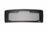 Boss Grille; Black Powdercoat Lighted;