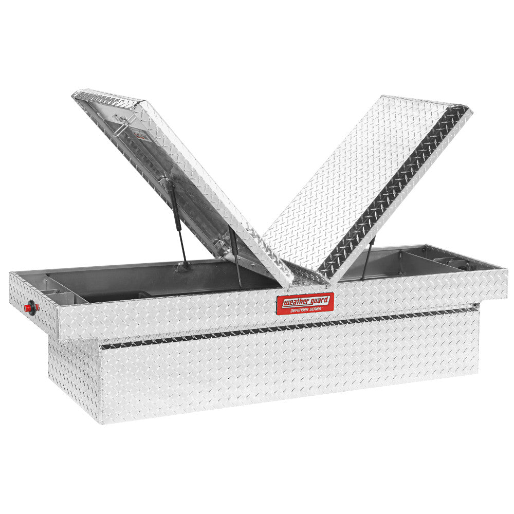 Weatherguard Brite Aluminum Gull Wing Tool Box  Defender Series