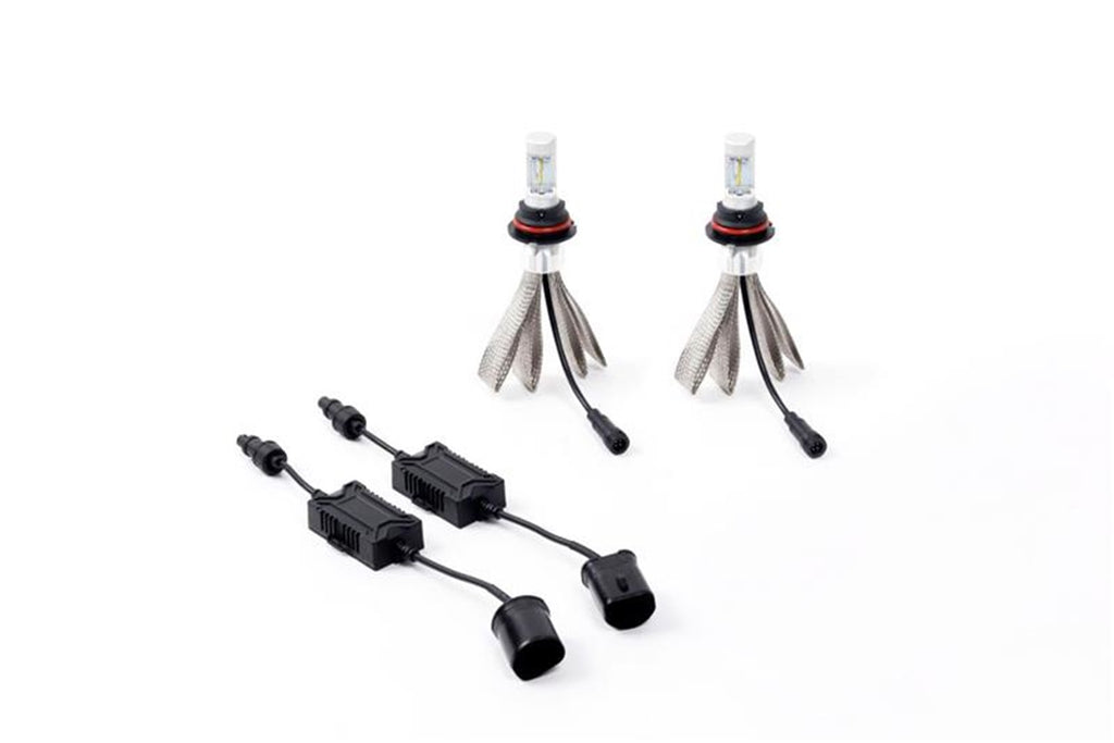 Silver-Lux LED Kit; w/o Anti-Flicker Harness; Bulb Type 9007; Pair;