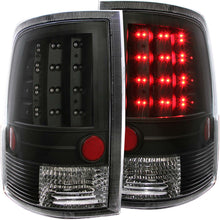 Load image into Gallery viewer, Tail Light Assembly; LED; Clear Lens; Black Housing; Pair;