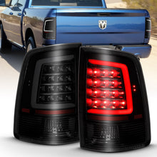 Load image into Gallery viewer, Anzo Black Plank Style LED Tail Lights With Smoke Lens Dodge Ram 09-18 1500 / 10-18 2500/3500