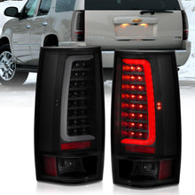 Load image into Gallery viewer, Anzo Black Plank Style Black LED Tail Lights With Smoke Lens 07-14 Tahoe /Suburban/Yukon