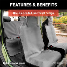Load image into Gallery viewer, Seat Defender 58in. x 23in. Removable Waterproof Grey Bucket Seat Cover