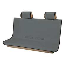 Load image into Gallery viewer, Seat Defender 58in. x 55in. Removable Waterproof Grey Bench Seat Cover