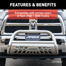 Load image into Gallery viewer, ARIES 35-5TOW Dodge; Ram 2500; 3500 Truck Bull Bar Tow Hooks